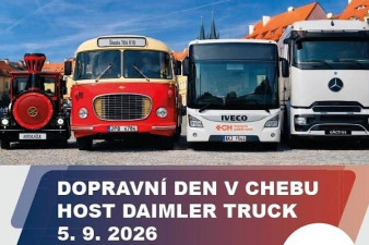Dopravní den v Chebu nabídne techniku, zážitky i hudební show Dopravní den v Chebu nabídne techniku, zážitky i hudební show