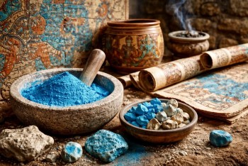 Mayská modř přežila 1500 let. Tajemství barvy z džungle